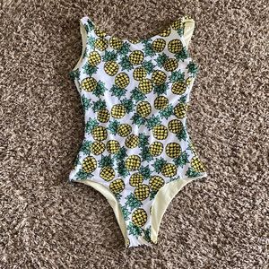 Fused Hawaii Pineapple One Piece Swim Suit